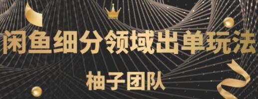 闲鱼细分领域暴力出单玩法，低成本轻松做到单号月入5000+-千木学社