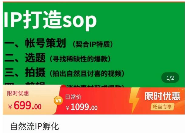 瑶瑶·自然流IP孵化，系统掌握IP孵化全流程，也能学到选题，剪辑，账号运营经验-千木学社